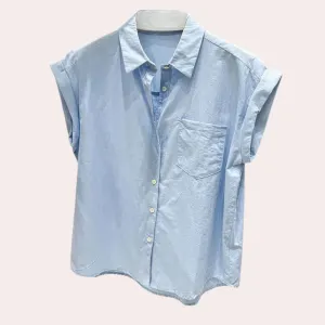 Nadya - Zomerse mouwloze blouse voor dames