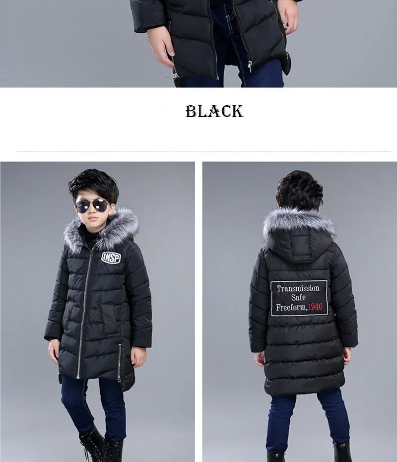 New Warm Winter jackets for boys kids