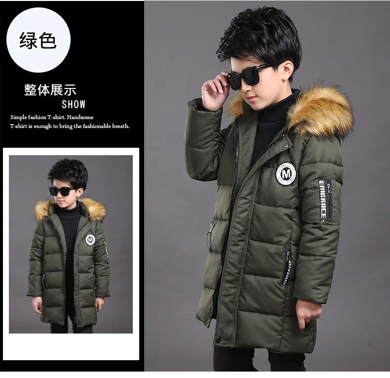 New Warm Winter jackets for boys kids