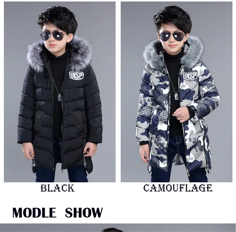 New Warm Winter jackets for boys kids