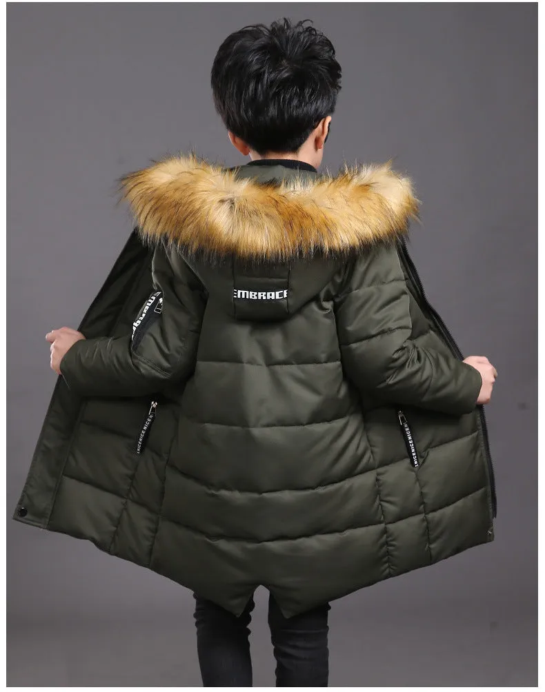 New Warm Winter jackets for boys kids