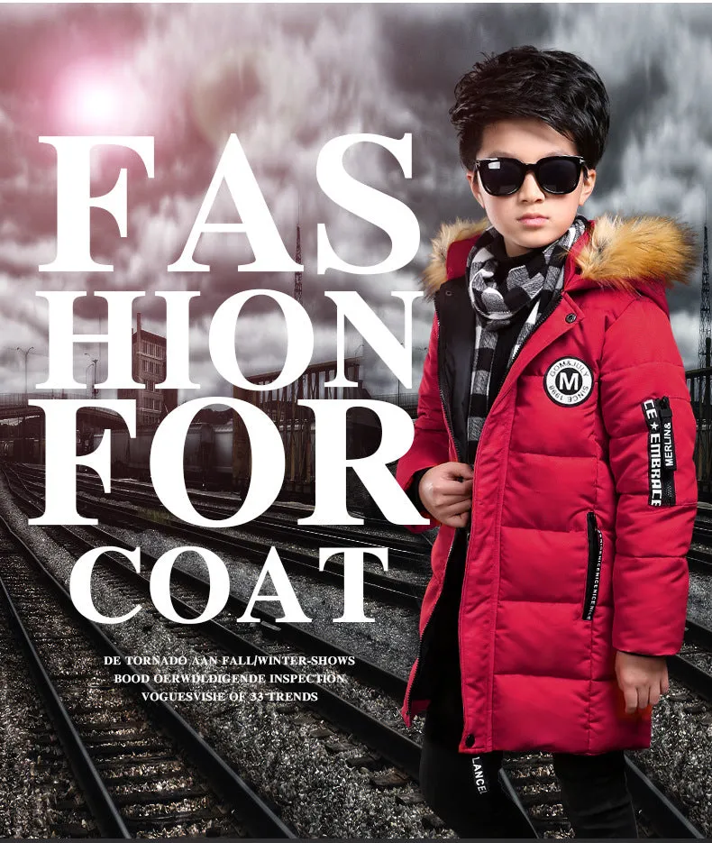 New Warm Winter jackets for boys kids