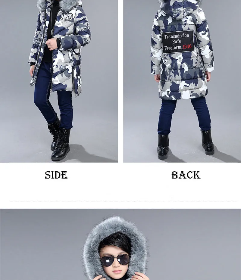 New Warm Winter jackets for boys kids