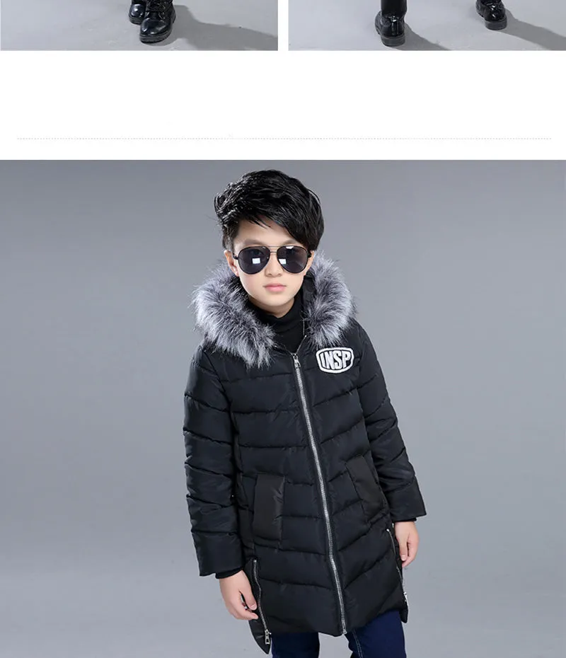 New Warm Winter jackets for boys kids