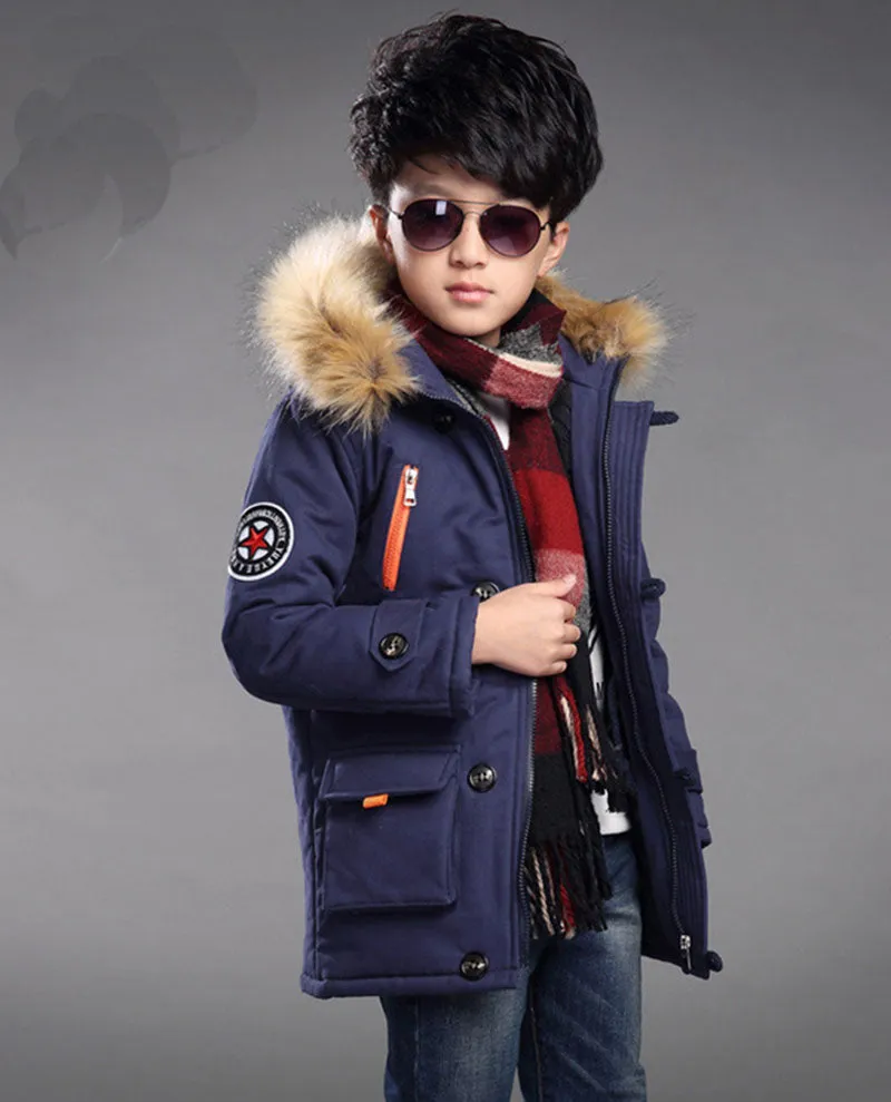 New Warm Winter jackets for boys kids