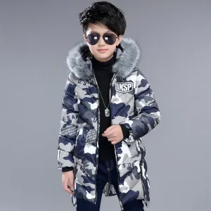 New Warm Winter jackets for boys kids
