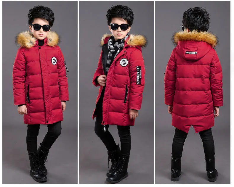 New Warm Winter jackets for boys kids
