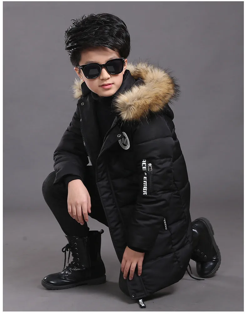 New Warm Winter jackets for boys kids