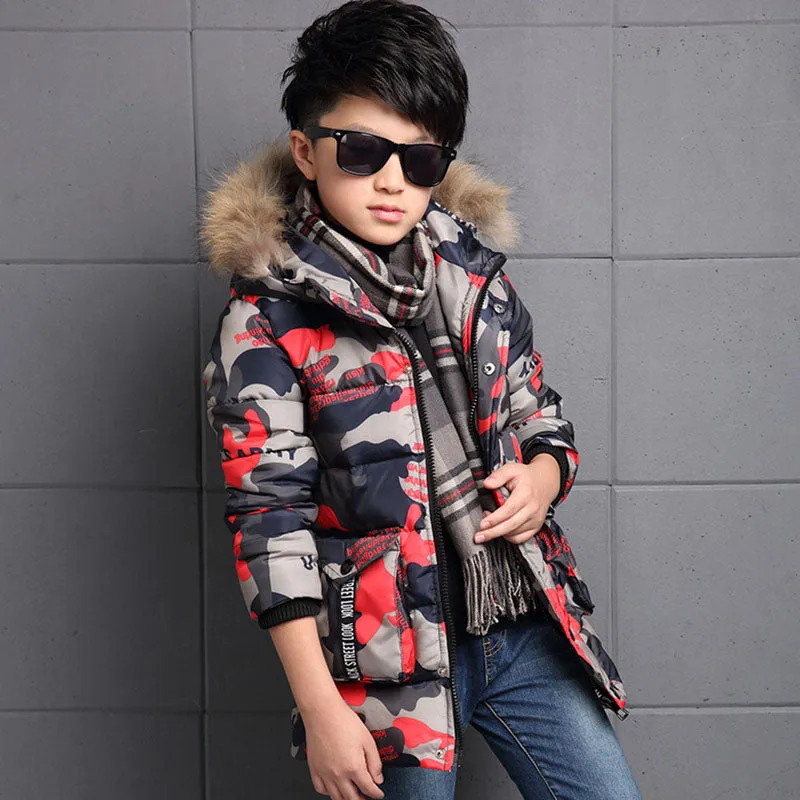 New Warm Winter jackets for boys kids