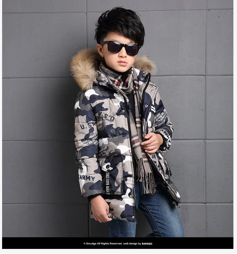 New Warm Winter jackets for boys kids