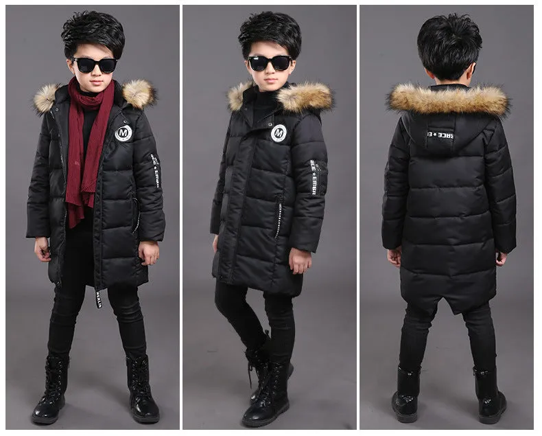 New Warm Winter jackets for boys kids