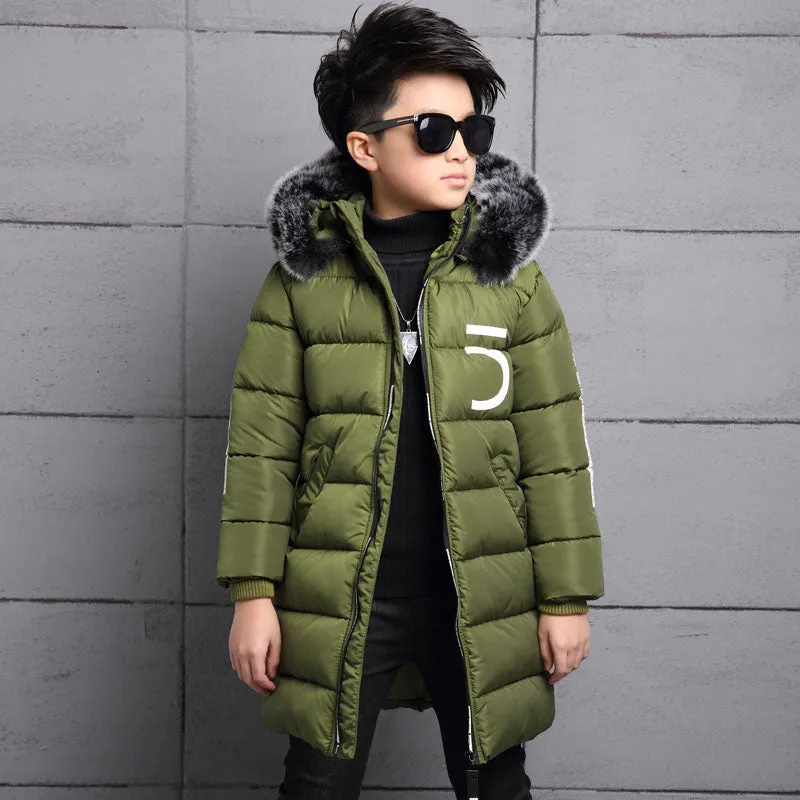 New Warm Winter jackets for boys kids