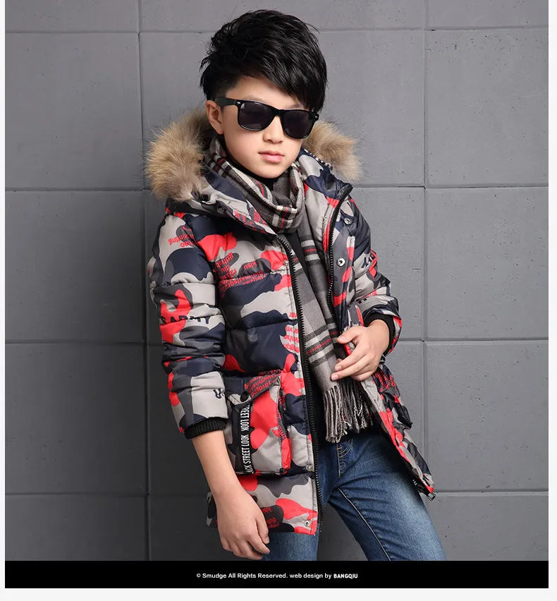 New Warm Winter jackets for boys kids
