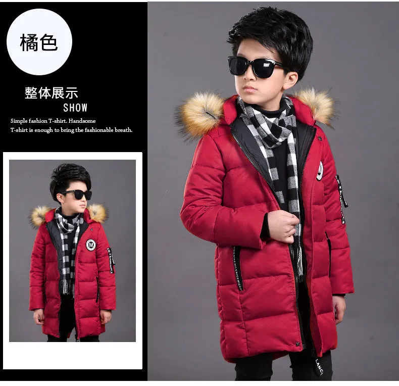 New Warm Winter jackets for boys kids