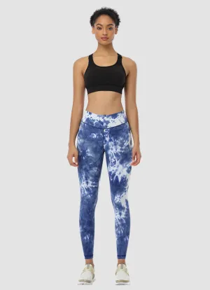 Newborn High Waist Yoga Leggings 25” — Tie Dye