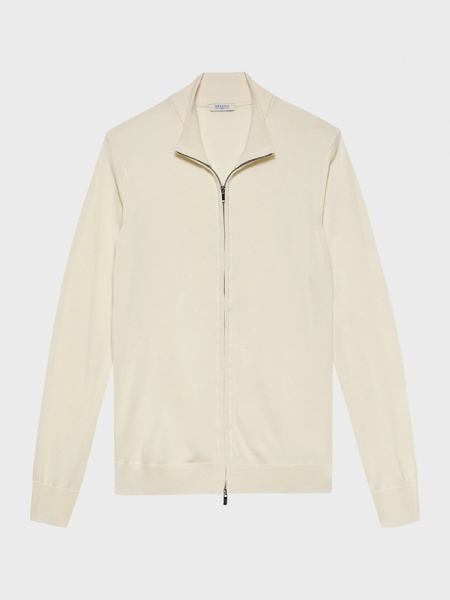 Off-White Cashfeel Full-Zip Sweater