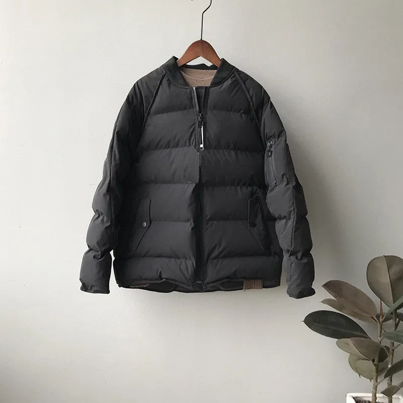 Parka Women Solid Casual Warm Jackets Winter