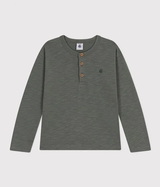 Petit Bateau boys henley shirt