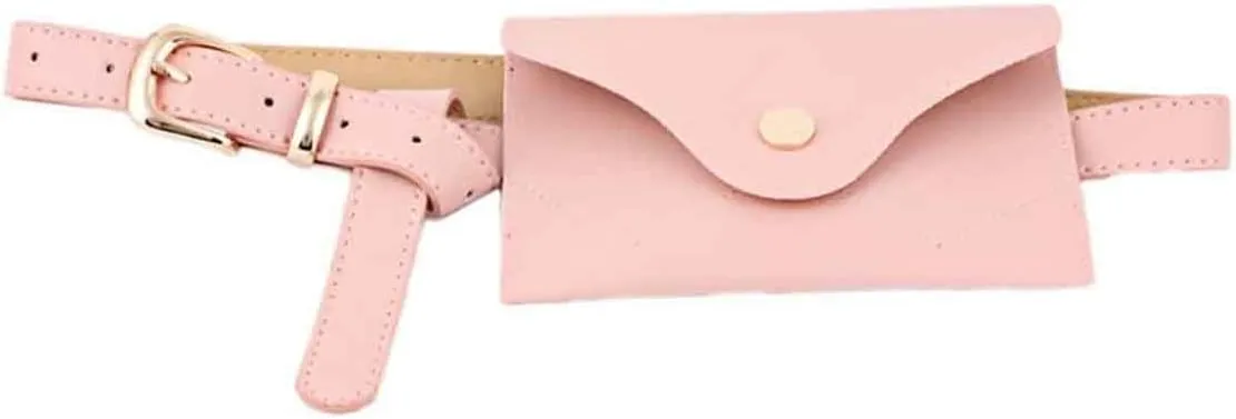 PU Leather Belt Fanny Pack Removable Belt Cellphone BagEnvelope Waist Bag Purse Waist Pouch