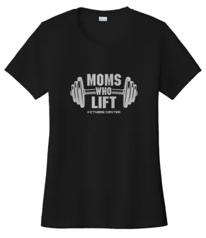 "Moms Who Lift" Sport-Tek Ladies Graphic T-Shirt