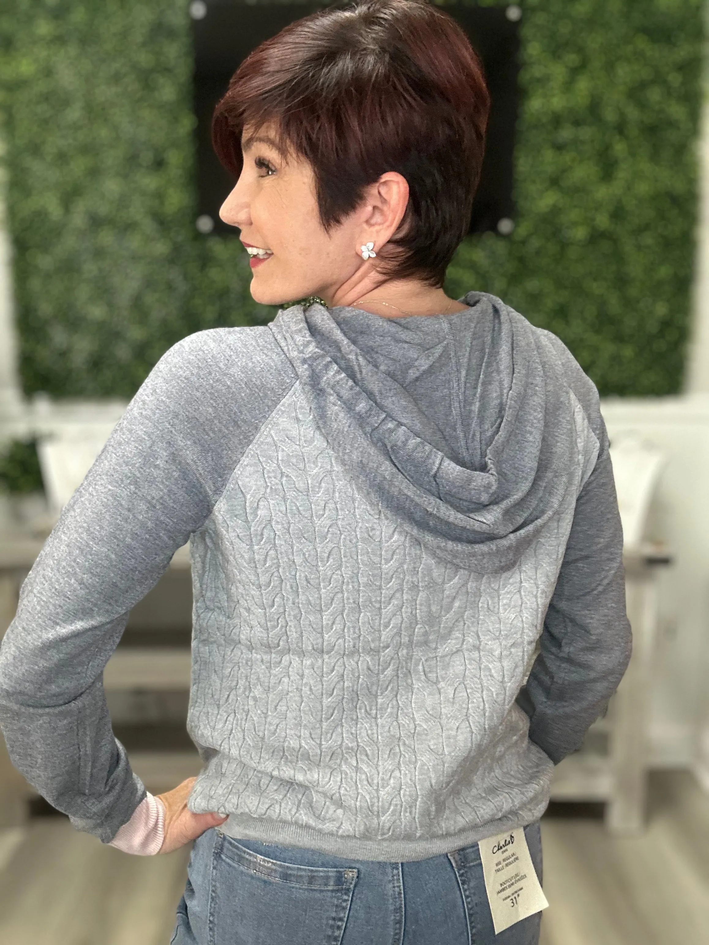 Raglan Hoodie Sweater