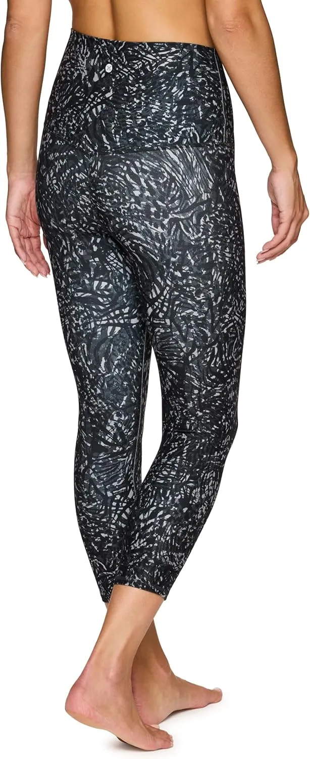 RBX Active Womens Capris Leggings Yoga Athletic Workout Cropped Leggings
