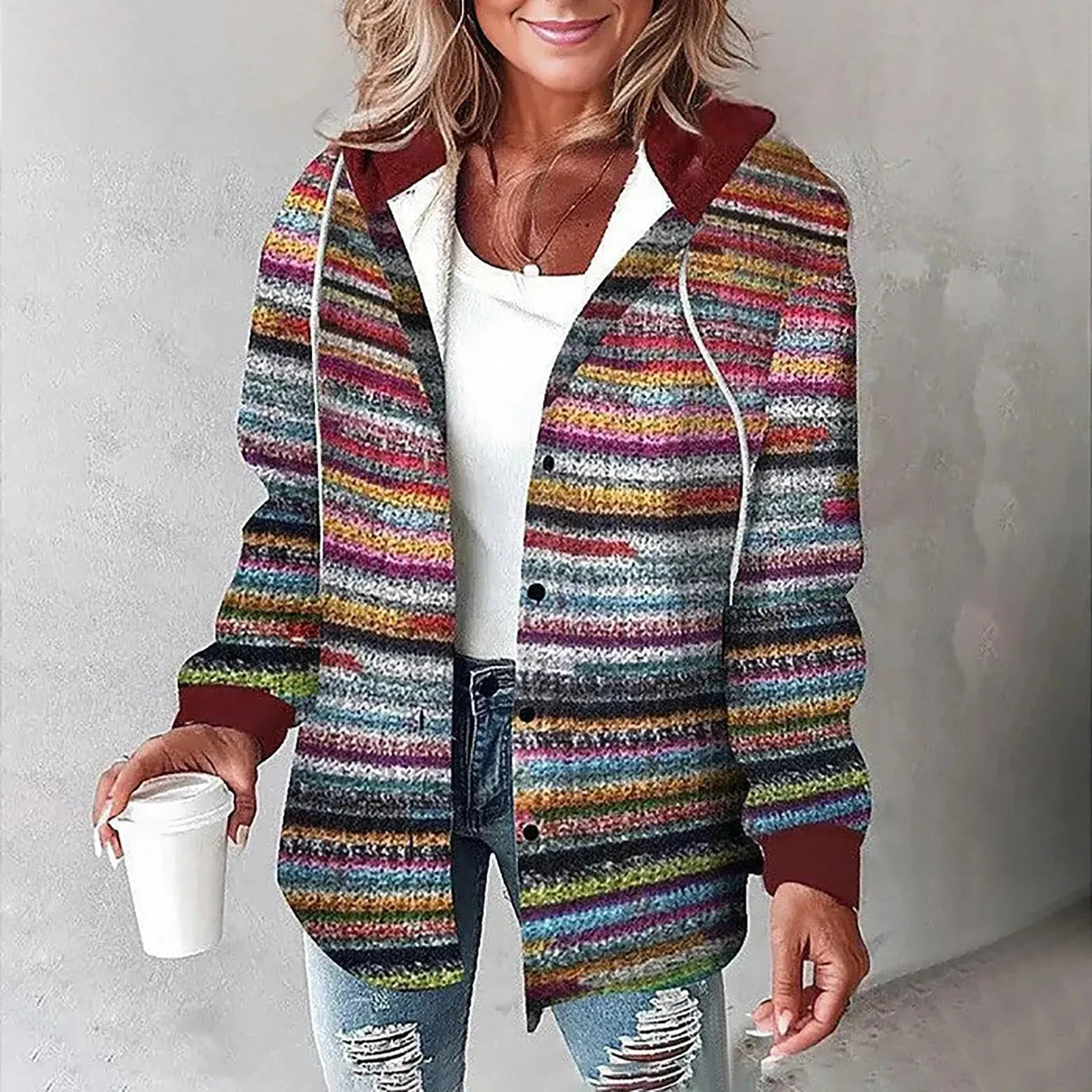 Ruby | Cosy Hooded Cardigan