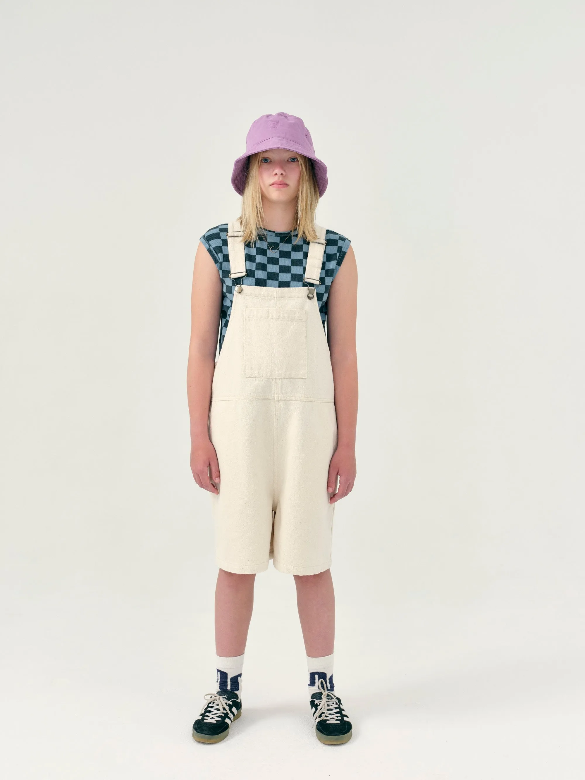Short Dungaree - Natural