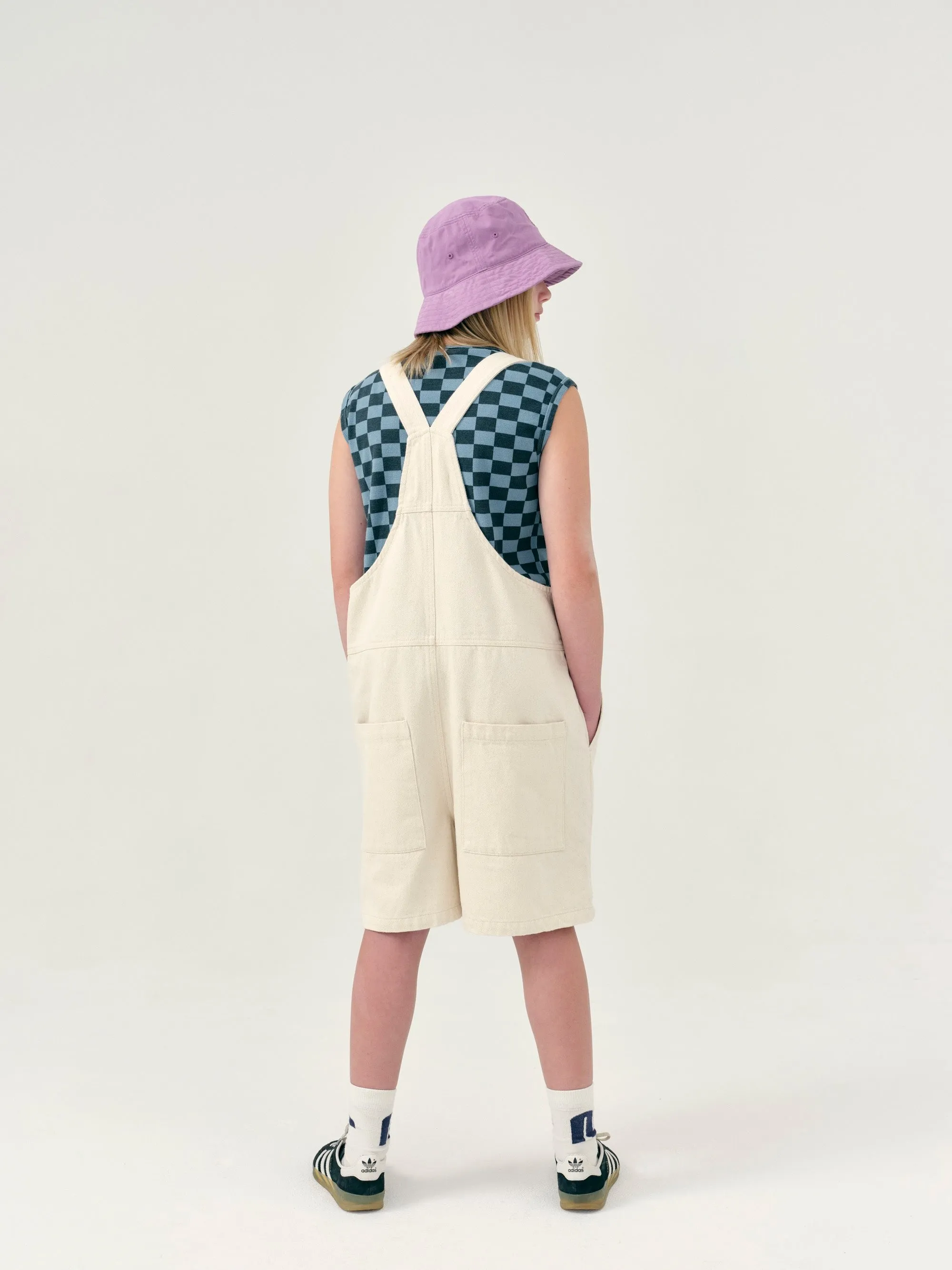 Short Dungaree - Natural