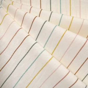 Skinny Stripe Yarn Dyed Cotton Fresh Air Cream/Multi