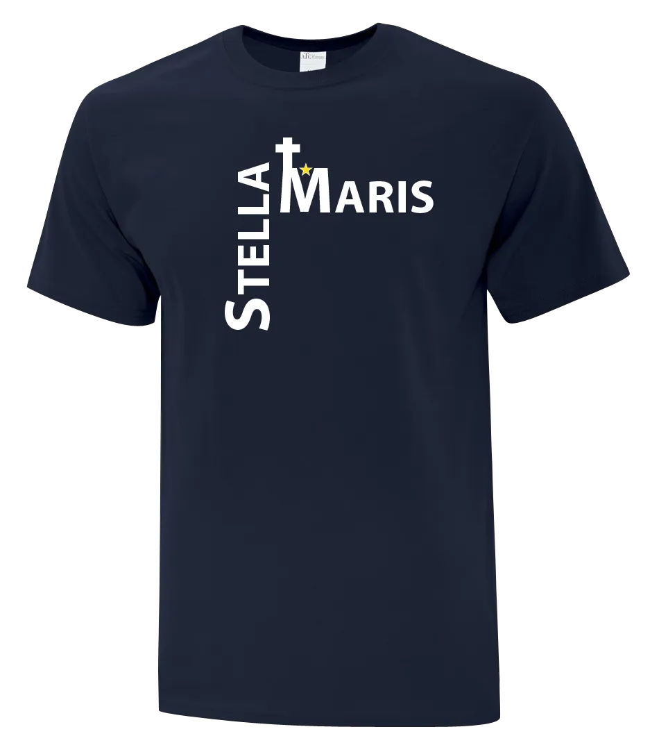Stella Maris Youth Cotton T-Shirt with Printed Logo