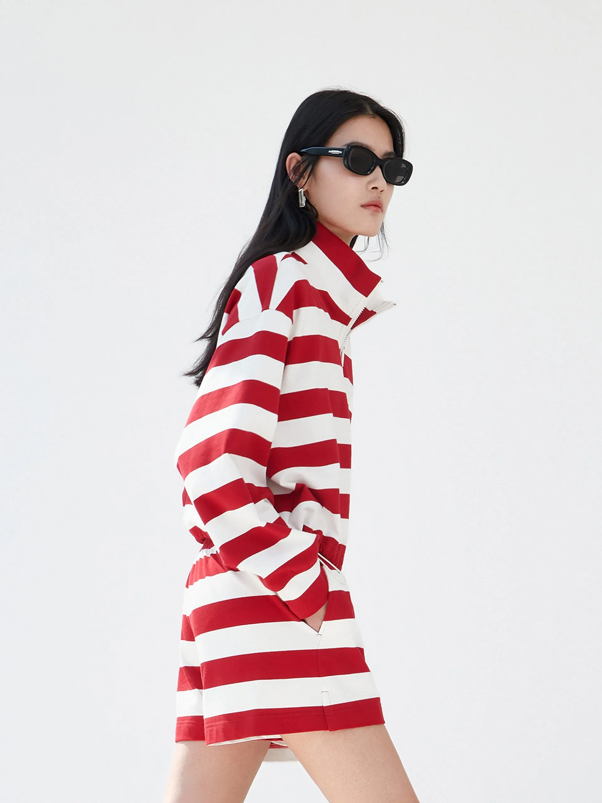 Striped Logo Cotton Top