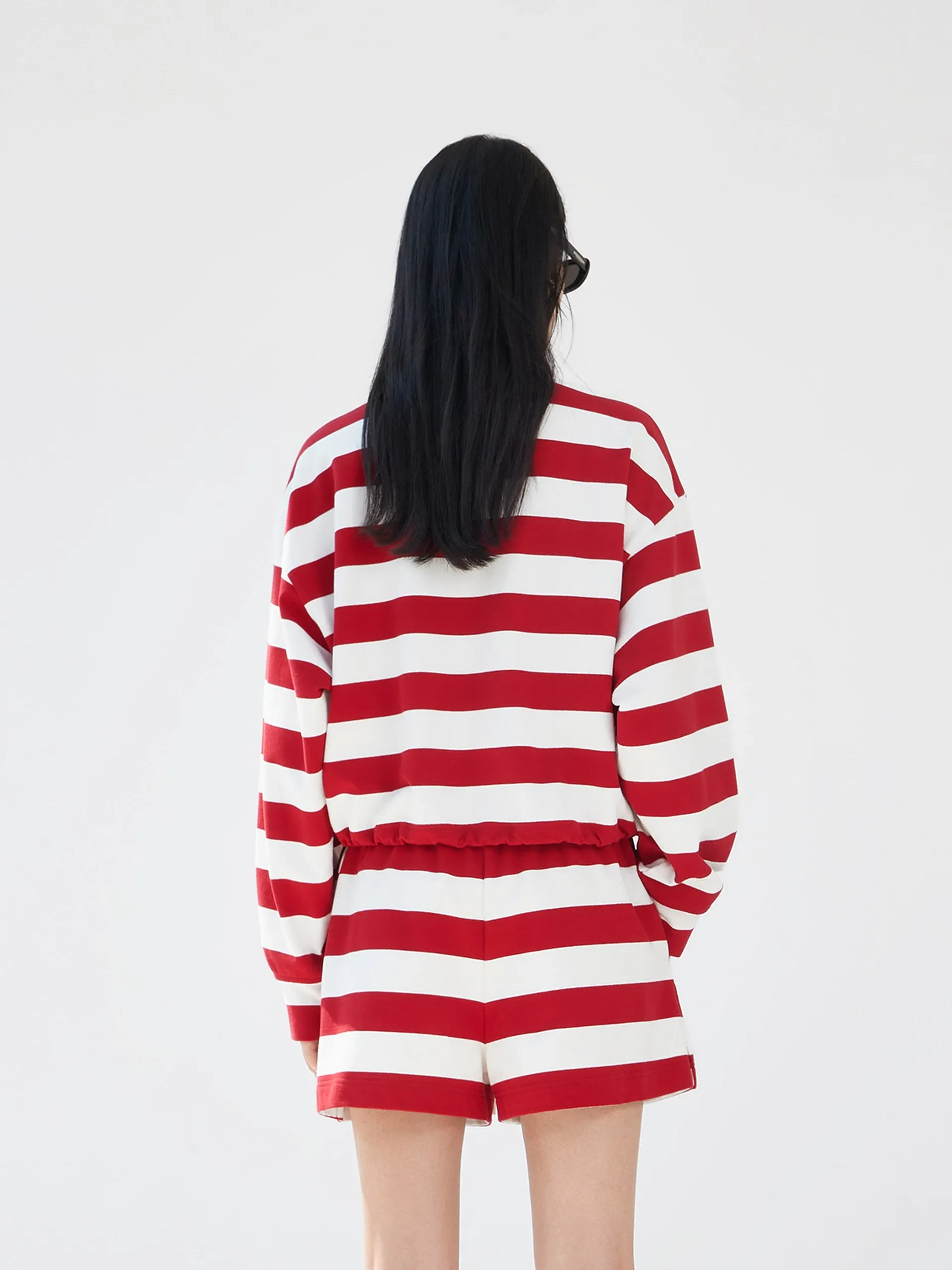 Striped Logo Cotton Top