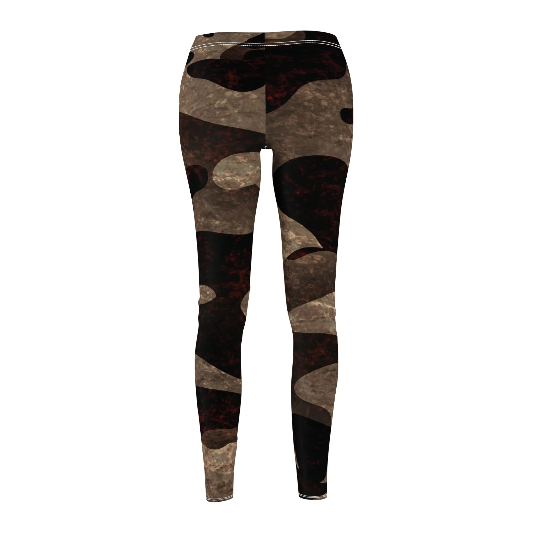 Stronger Than The Storm - Burgundy Camo - Women's Lightweight Leggings