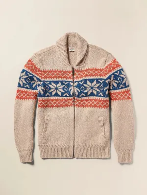 Surf To Snow Zip Cardigan