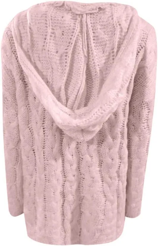 TANGNADE Womens Winter Sweaters Plus Size Hoodies Sweater Knit V Neck Tops Oversized Fashion Casual Long Sleeve Pullover
