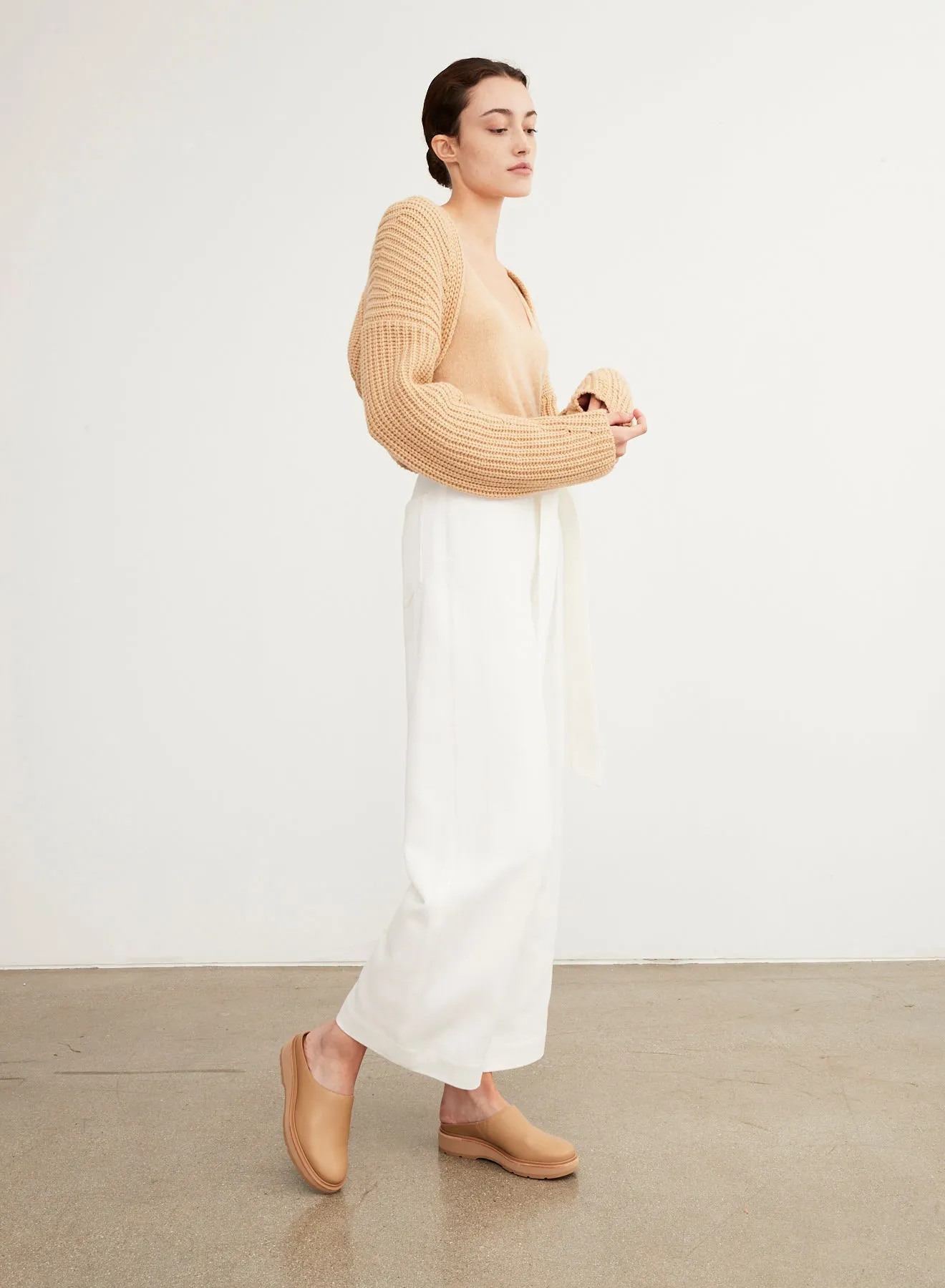 Vince - Lofty Rib Bolero in Light H Brass