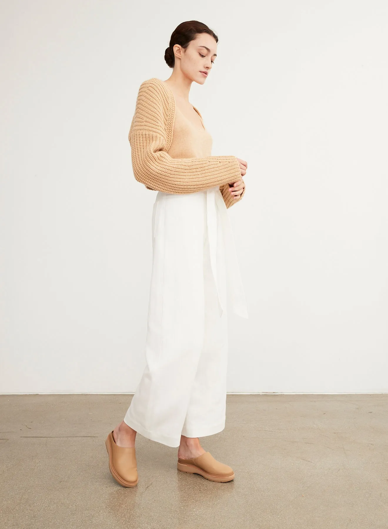 Vince - Lofty Rib Bolero in Light H Brass