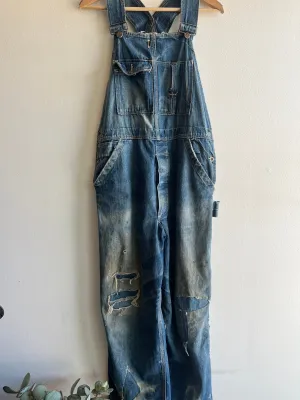 Vintage 1930s Montgomery Ward Pioneer Denim Overalls