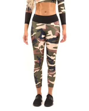 Virginia Leggings - Brown/Green