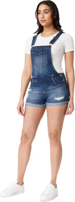 WallFlower Womens Shortalls Juniors (Standard and Plus)