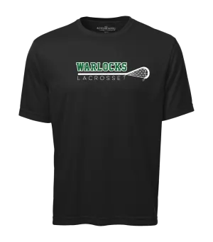 Warlocks Lacrosse Stick Adult Dri-Fit T-Shirt with Printed Logo