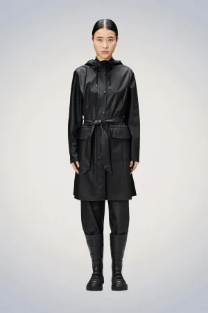 Waterproof Curve Rain Jacket | Black