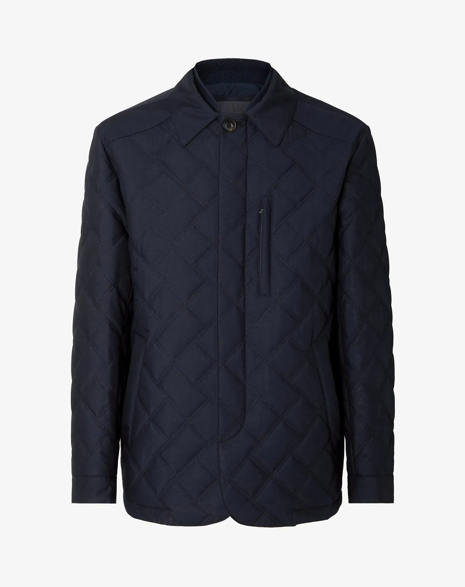 Waterproof technical poplin jacket