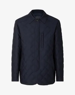 Waterproof technical poplin jacket