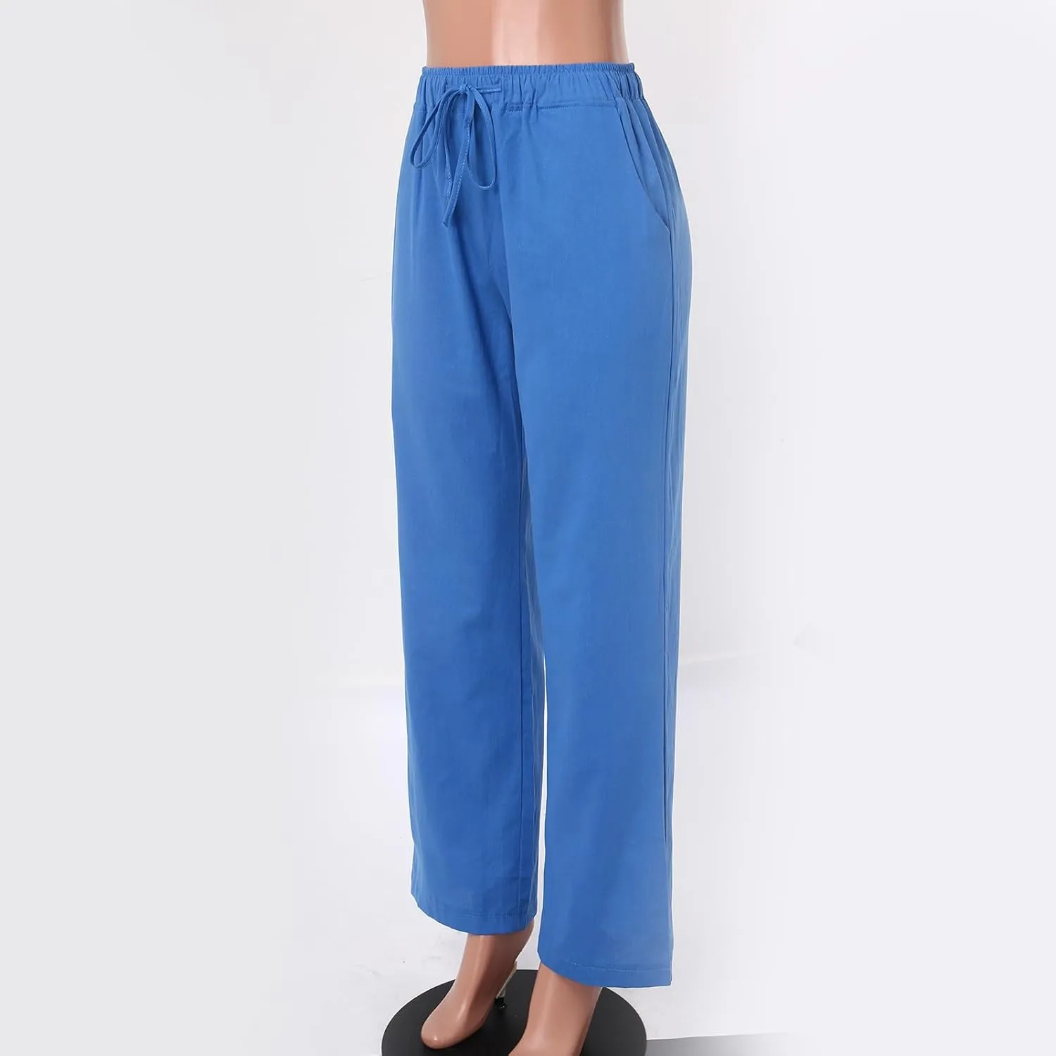 Wide Leg Pants for Women Winter Trending Yoga Thermal with Pockets Fleece Lined Flare Leggings