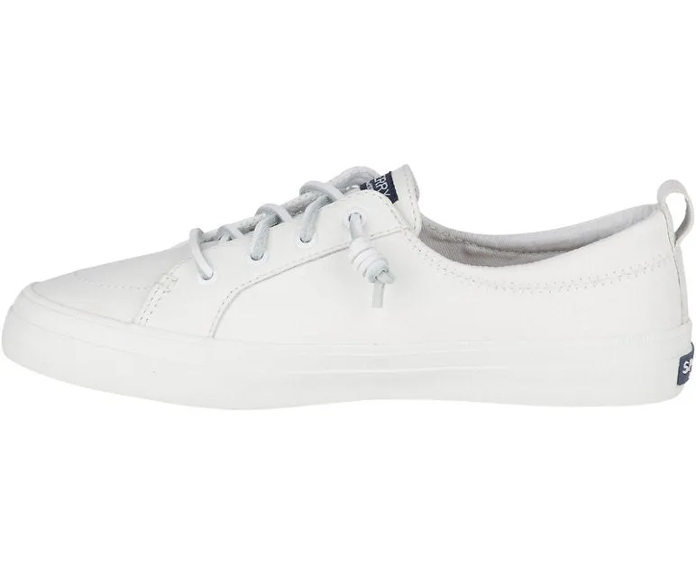 Women's Sperry Crest Vibe Leather Sneaker White