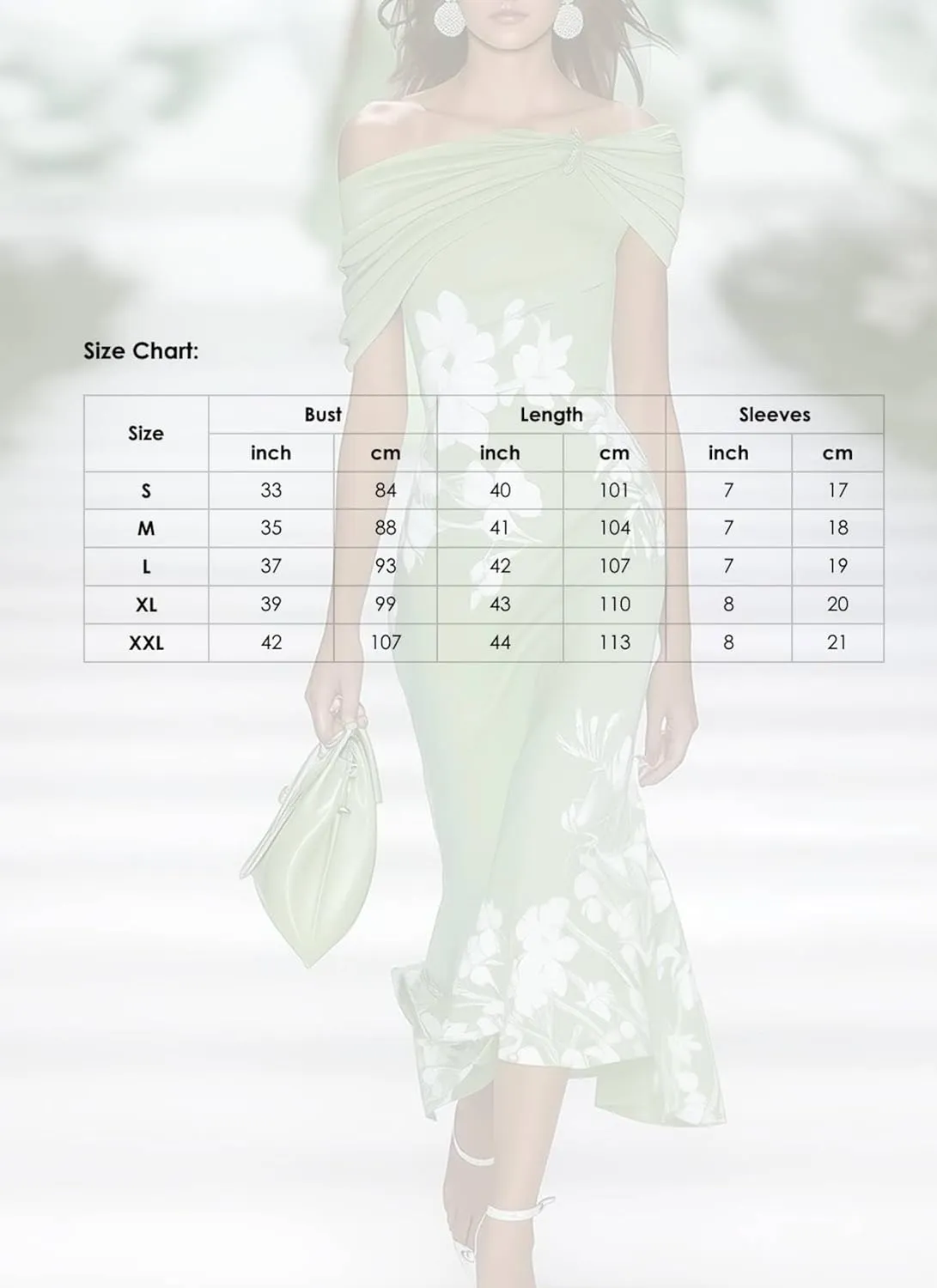 Women's Summer 2025 Fresh Short Sleeve Strapless Floral Print Green Maxi Dress Fashion A-Line Going Out Dresses