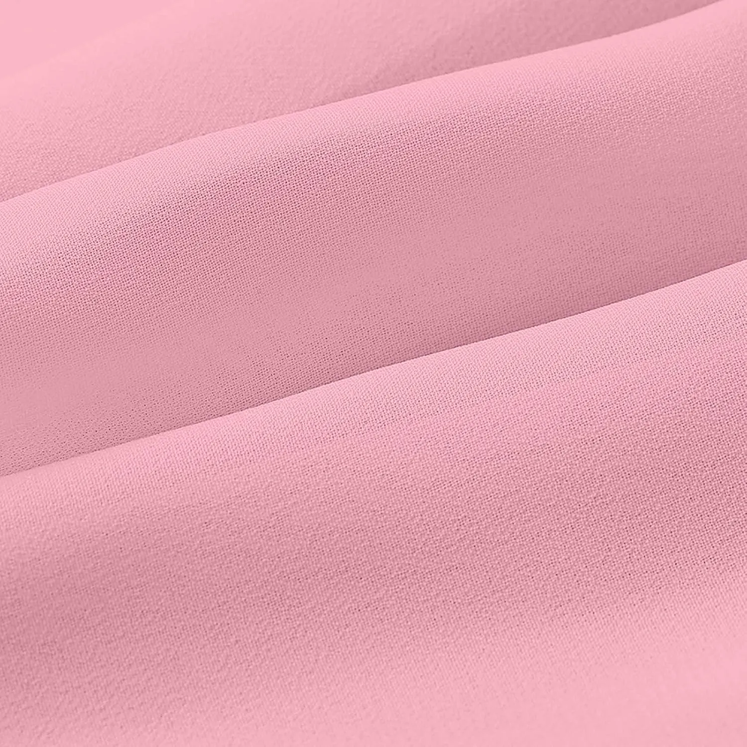 Women's V-Neck Solid Color Short Sleeve Chiffon Waist Closing Evening Dress Misses Long Temperament Fresh Dresses