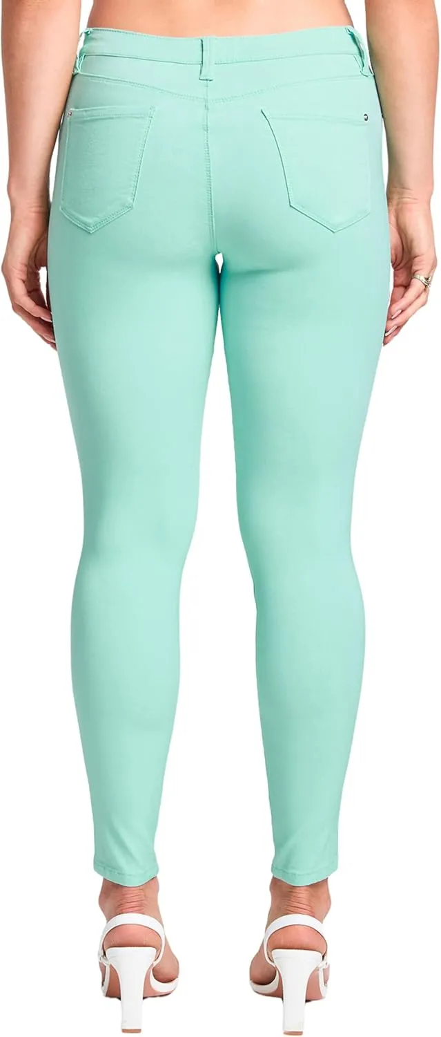 YMI Women's Hyperstretch Mid-Rise Skinny Jeans